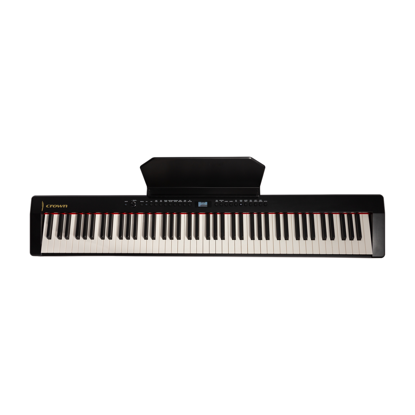 Crown CPP-811-BLK Portable 88-Key Weighted Digital Piano with French Dream Sound Engine