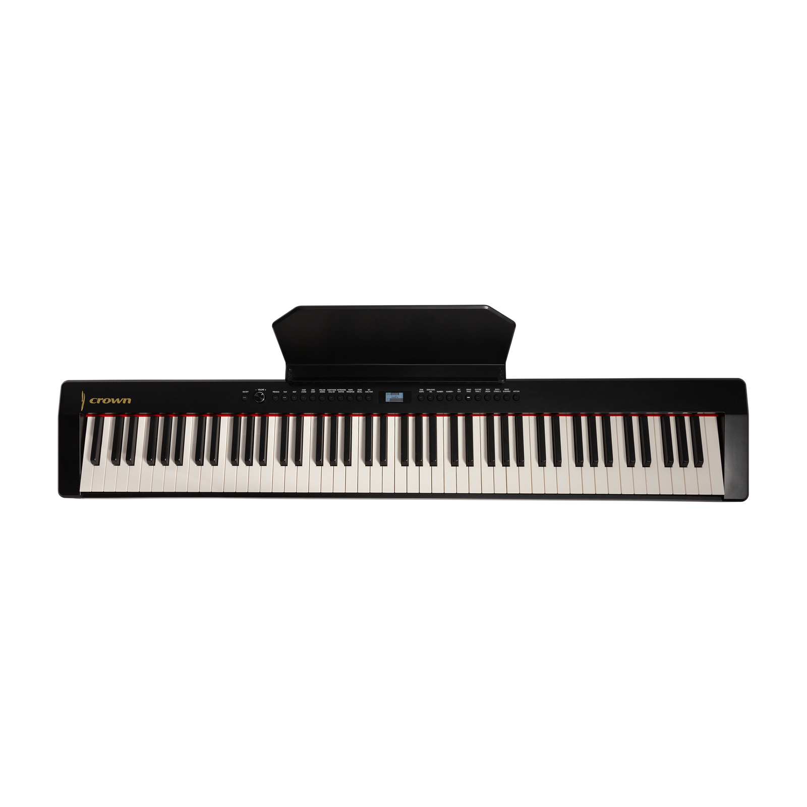 Crown CPP-811-BLK Portable 88-Key Weighted Digital Piano with French Dream Sound Engine