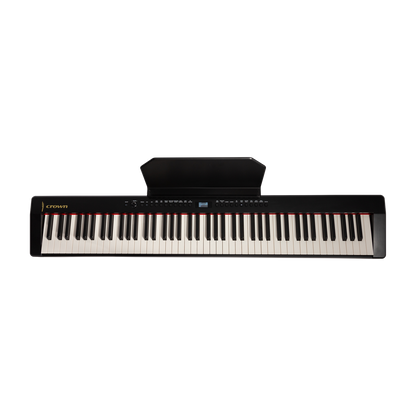 Crown CPP-811-BLK Portable 88-Key Weighted Digital Piano with French Dream Sound Engine