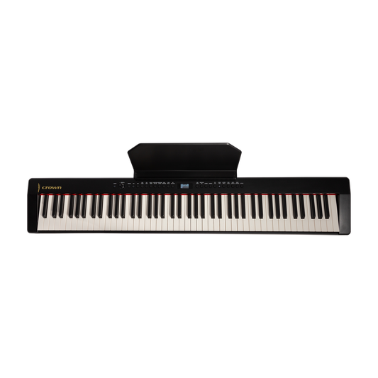 Crown CPP-811-BLK Portable 88-Key Weighted Digital Piano with French Dream Sound Engine