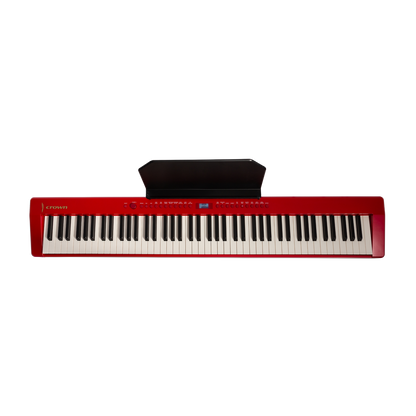 Crown CPP-811-RED 88-Key Portable Digital Piano with Weighted Keys and French Dream Sound Engine