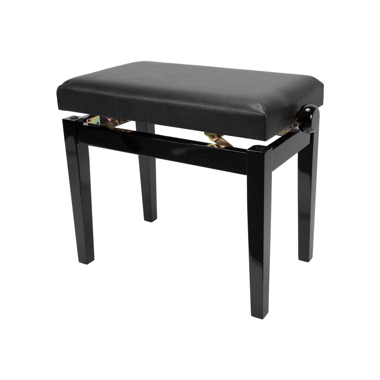 Crown Height Adjustable Piano Stool Black CPS-3A-BLK