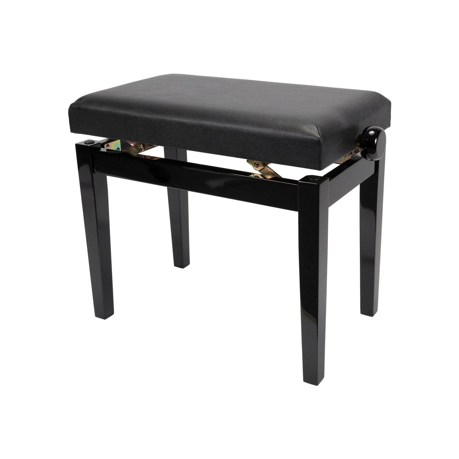 Crown Height Adjustable Piano Stool Black CPS-3A-BLK
