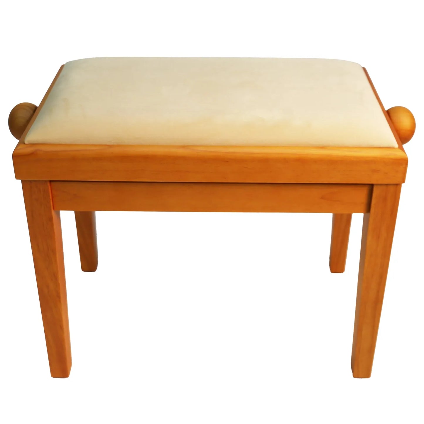 Crown Piano Bench CPS-5A-NAT Natural Finish, Adjustable Height, Soft Padded Seat, Durable Construction — view 2