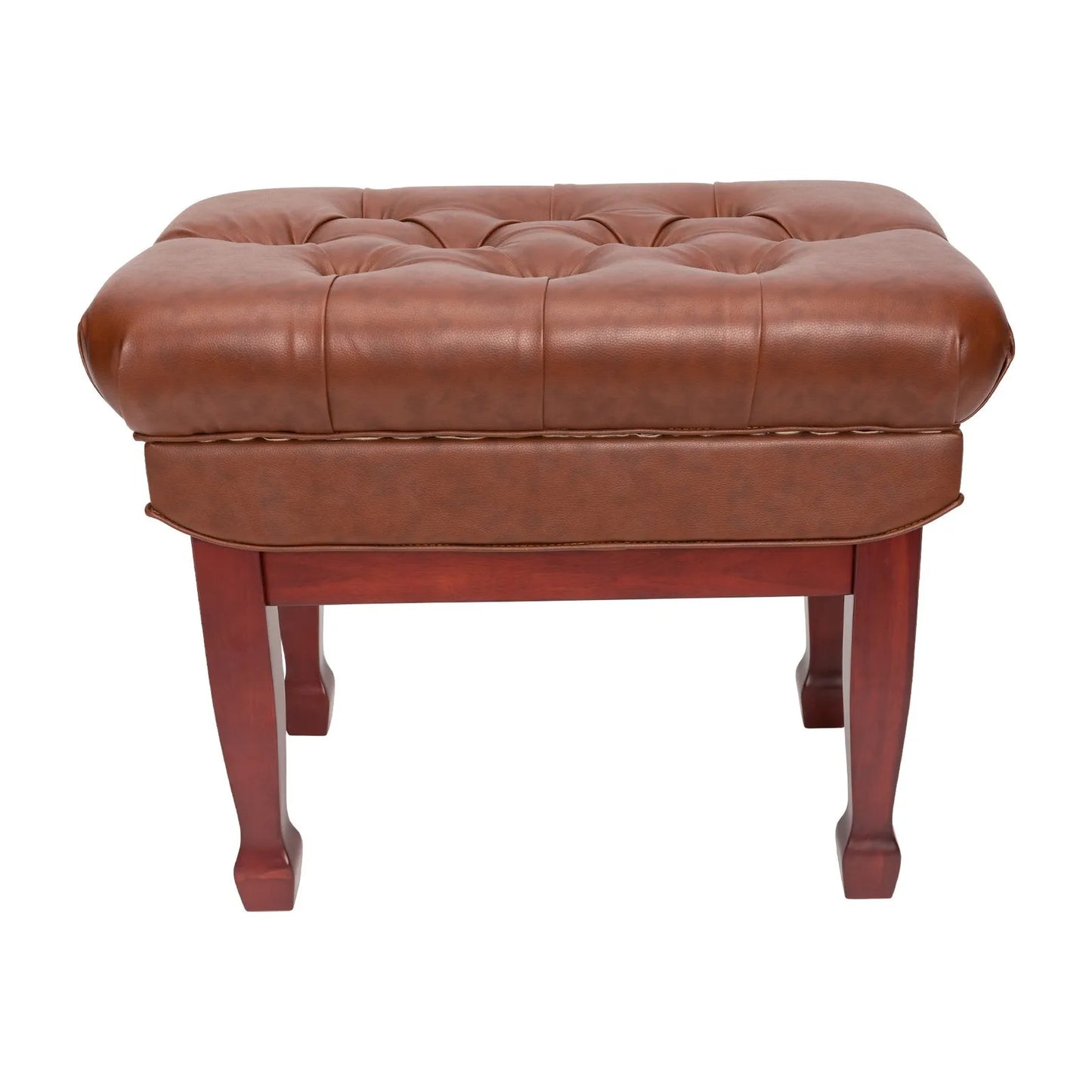 Crown Deluxe Mahogany Double Padded Height Adjustable Piano Stool CPS-8A-MAH — view 2
