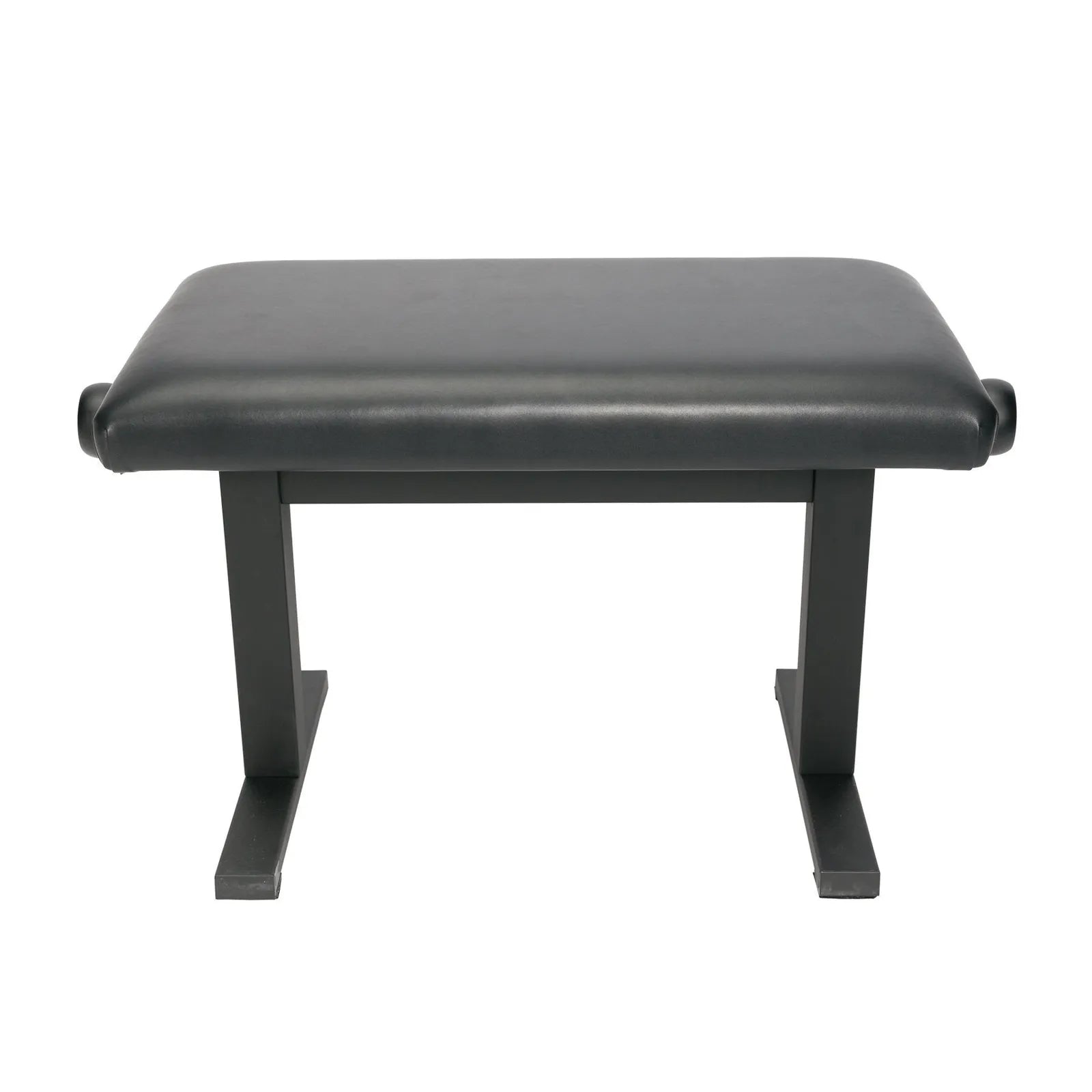 Crown Hydraulic Height Adjustable Piano Stool - Black Finish, Metal, Soft Padded Seat, Non-Slip Feet, 44cm to 61cm Height Range — view 2