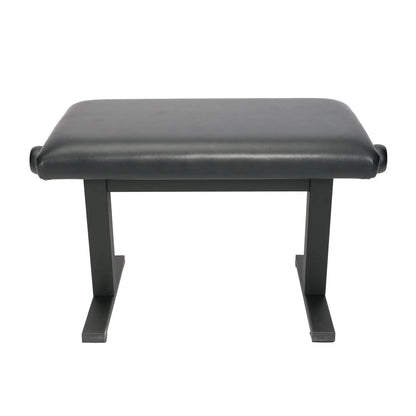 Crown Hydraulic Height Adjustable Piano Stool - Black Finish, Metal, Soft Padded Seat, Non-Slip Feet, 44cm to 61cm Height Range — view 2