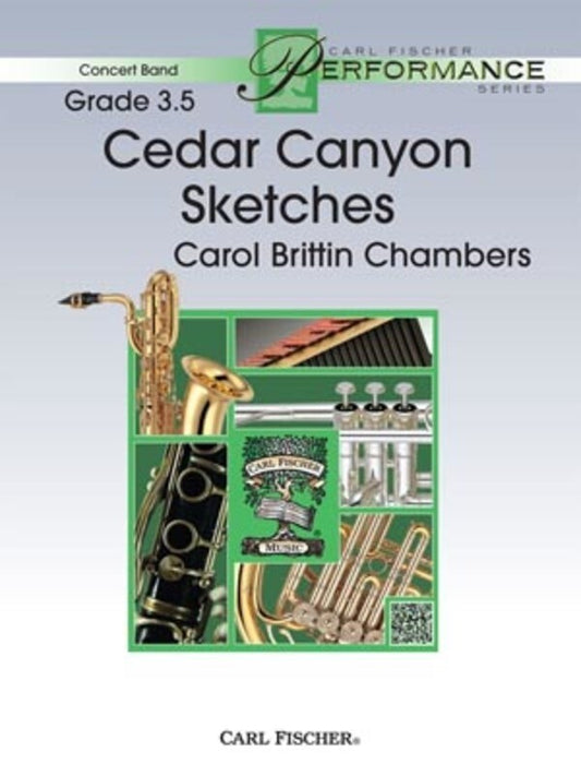 Cedar Canyon Sketches Concert Band 3.5 Score/Parts Book