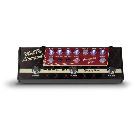 Tech 21 Character Plus Series Mop Top Liverpool Electric Guitar Pedal