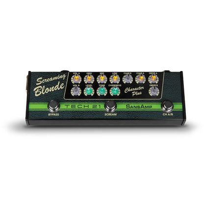 Tech 21 Character Plus Series Screaming Blonde Electric Guitar Pedal
