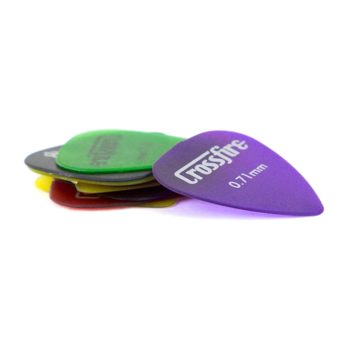 Crossfire 0.71mm Assorted Guitar Picks (20 Pack) in Pop-Top Storage Tin — view 4
