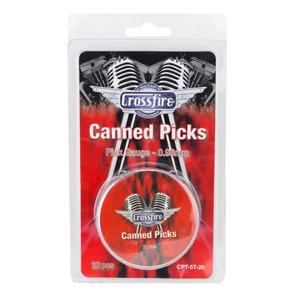 Crossfire 0.96mm Assorted Guitar Picks - 20 Pack in Pop-Top Storage Tin — view 2