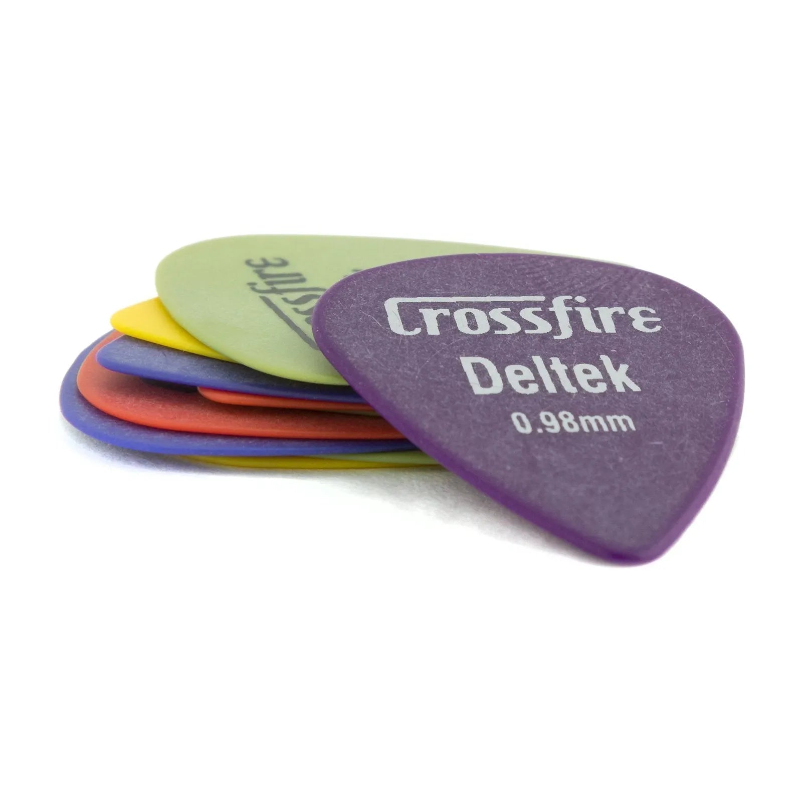 Crossfire Deltek 0.98mm Canned Guitar Picks - 20 Pack Assorted Colors — view 4