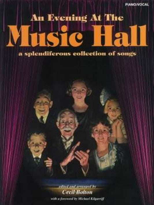 An Evening at the Music Hall Piano/Vocal Songbook by Cecil Bolton
