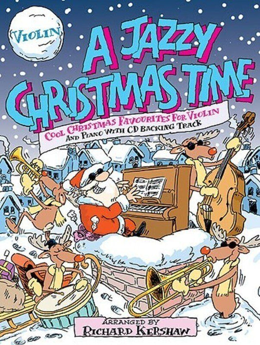 A Jazzy Christmas Time Violin BK/CD by Richard Kershaw