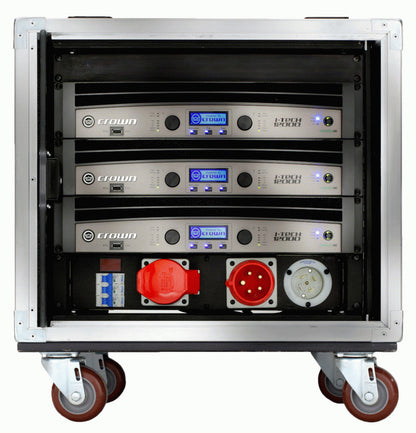 Crown Vrack 3 X It12000Hd Amplifiers Rack Pd + I/O