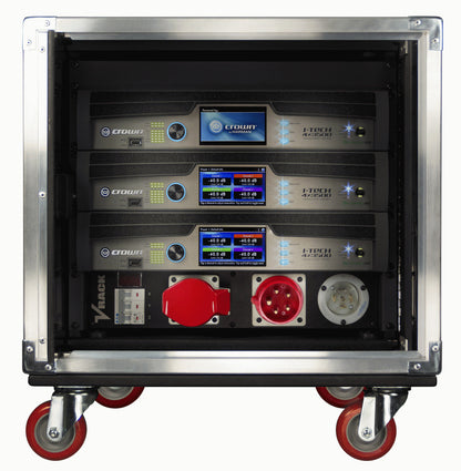Crown Vrack 3 X It4X3500Hd Amplifiers Rack Pd + I/O