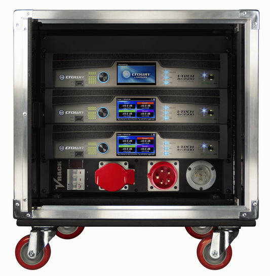 Crown Vrack 3 X It4X3500Hd Amplifiers Rack Pd + I/O