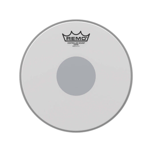 Remo 10" Control Sound Coated Batter - Black Dot