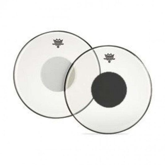 Remo CS-0313-10 Controlled Sound Drum Head Skin 13 inch Clear 13'' With Black Dot on Top