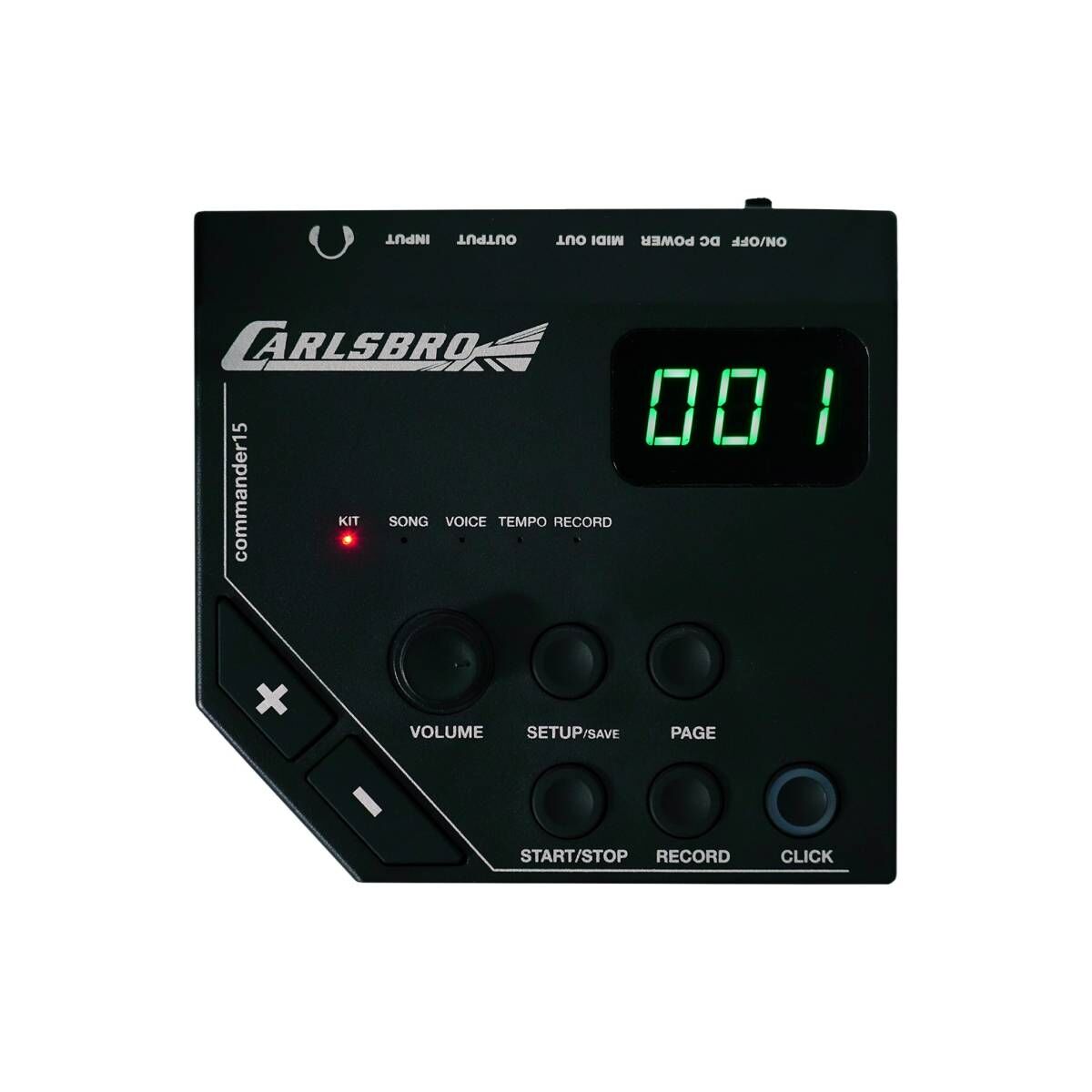 Carlsbro CSD15M 8-Piece Electronic Drum Kit with DXP DA1235 Stool & DCN2 Headphones — view 3