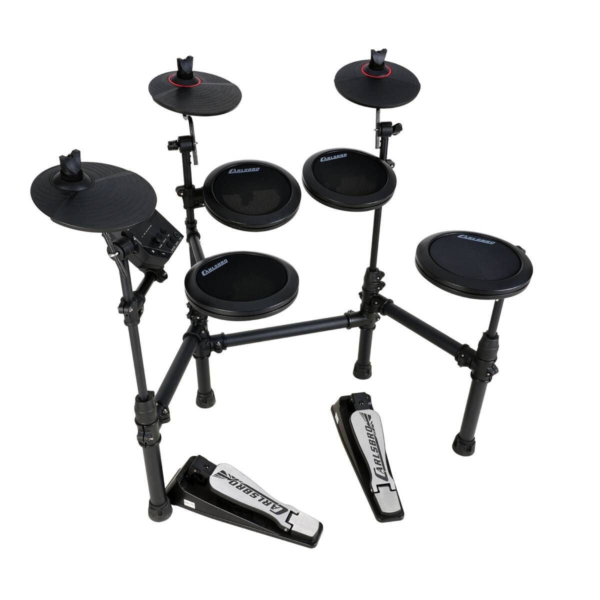 Carlsbro CSD5M 7-Piece Electronic Drum Kit with Mesh Pads, Bluetooth, USB Interface and Adjustable Frame — view 2