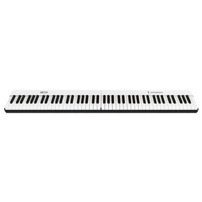 Crown Portable Magnetic Split Digital Piano White 88-Key Touch Sensitive Keyboard with Speakers USB-C Rechargeable Battery — view 2