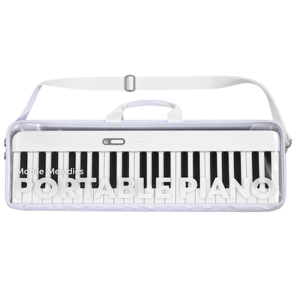 Crown Portable Magnetic Split Digital Piano White 88-Key Touch Sensitive Keyboard with Speakers USB-C Rechargeable Battery — view 3