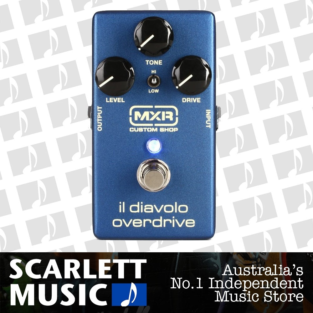 MXR Custom Shop Il Diavolo Overdrive Effect Pedal — view 2