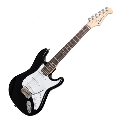 Casino CST-20-BLK Short Scale Electric Guitar Set with Gig Bag - Black — view 4