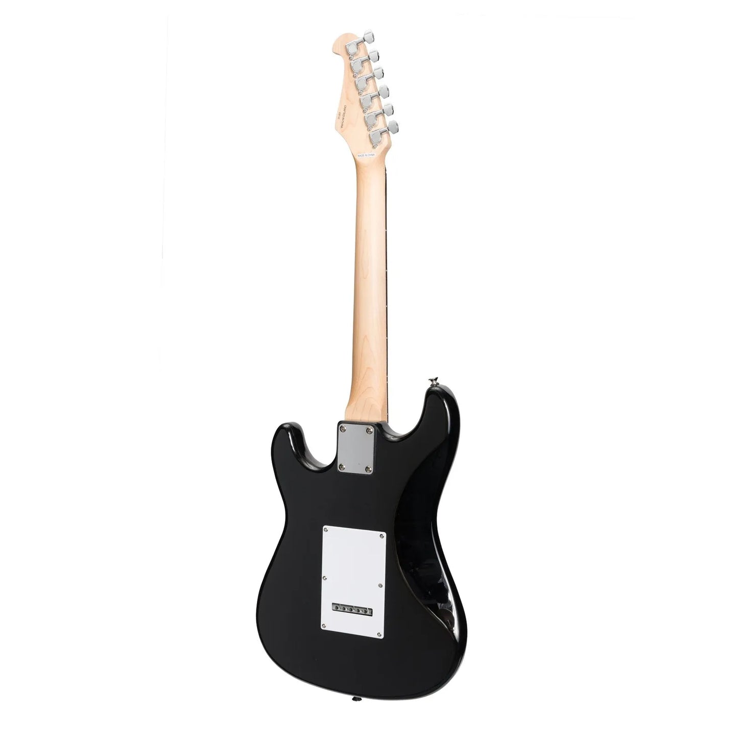 Casino CST-20-BLK Short Scale Electric Guitar Set with Gig Bag - Black — view 3