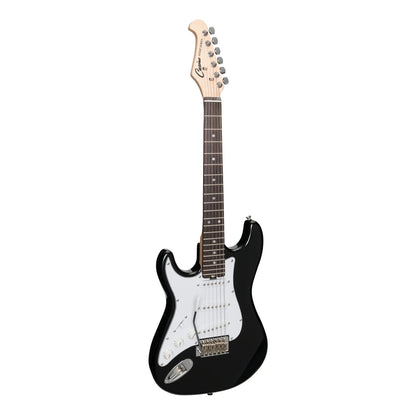 Casino CST-20L Black Left Handed Short-Scale Electric Guitar Set with Gig Bag — view 2