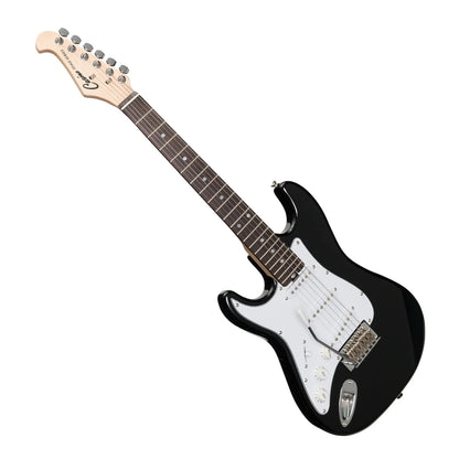 Casino CST-20L Black Left Handed Short-Scale Electric Guitar Set with Gig Bag — view 4