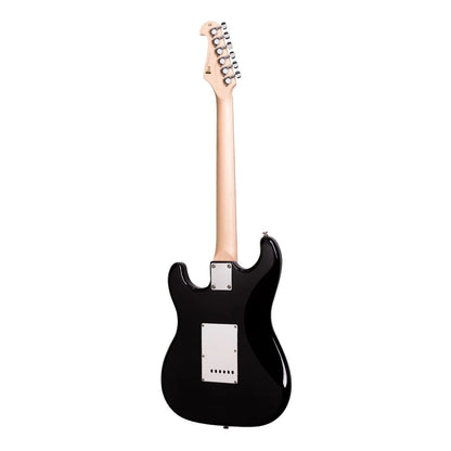 Casino CST-22-BLK Electric Guitar Set ST-Style Black with Gig Bag, Strap, Lead, and Picks — view 3