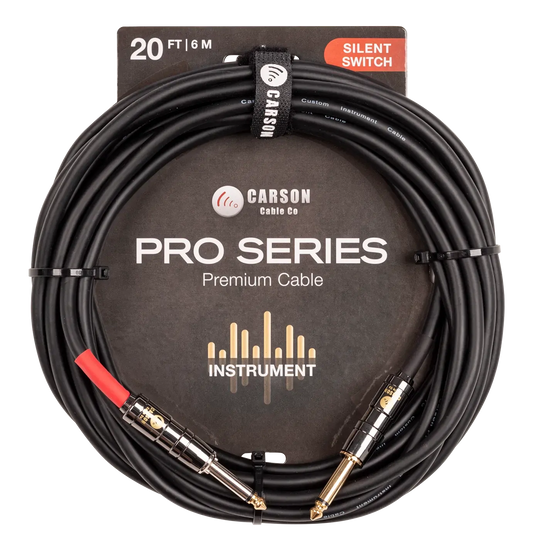 Carson Cable Co Pro 20 Silent Switch 20ft Cable