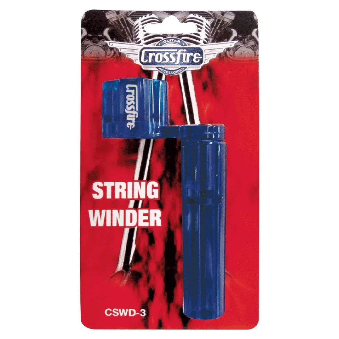 Crossfire Guitar String Winder - Blue — view 2