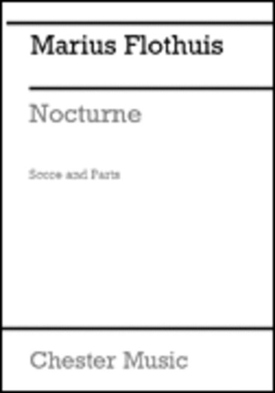 Flothuis - Nocturne Op 11 Flute/Oboe/Clarinet Score/Parts