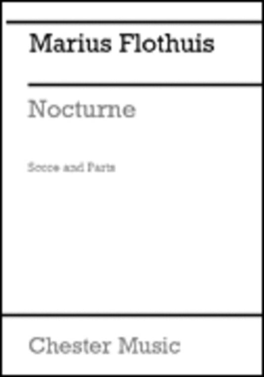 Flothuis - Nocturne Op 11 Flute/Oboe/Clarinet Score/Parts