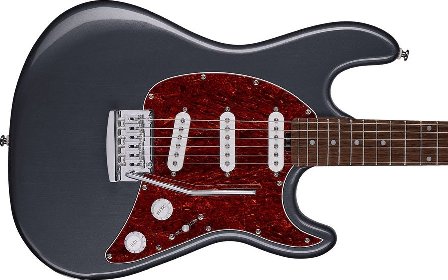 Sterling by Music Man S.U.B. Cutlass CT30SSS, Charcoal Frost Electric Guitar — view 2
