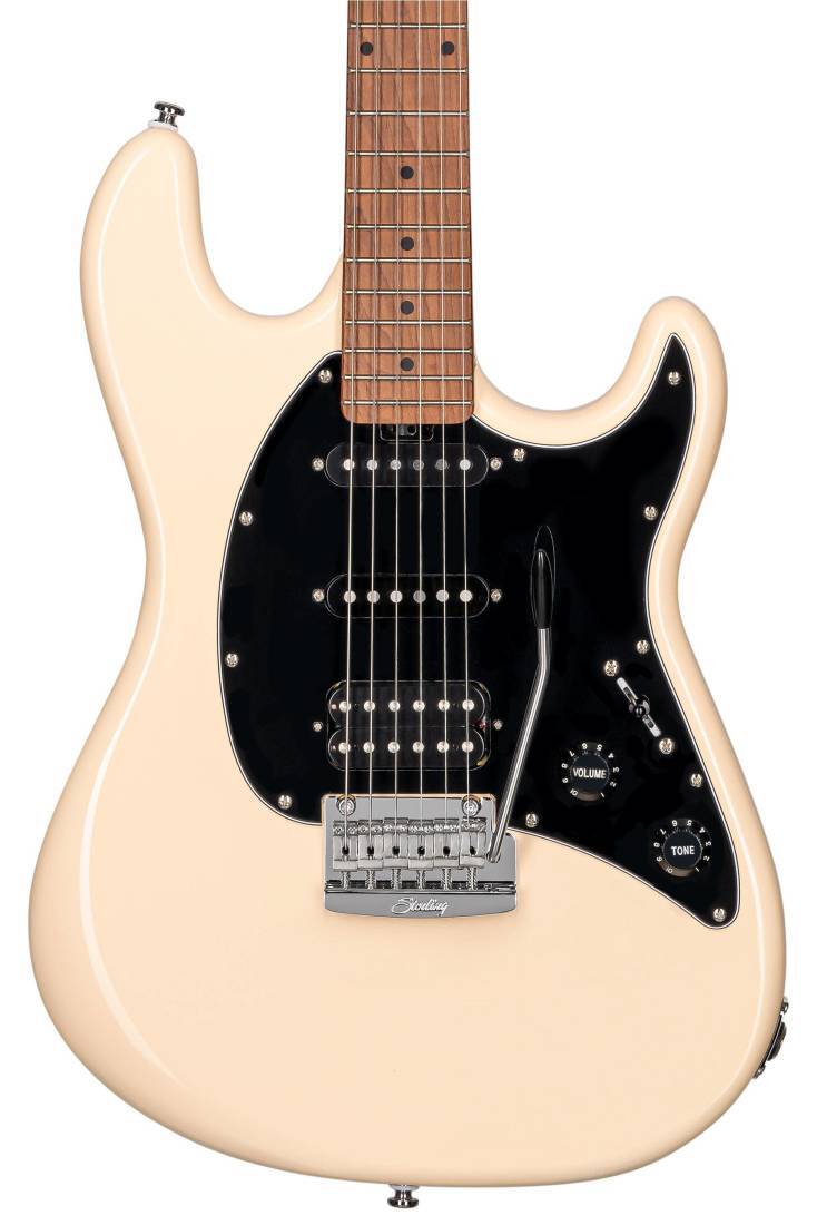 Sterling by Music Man SBMM Cutlass CT50HSS, Vintage Cream Electric Guitar — view 2