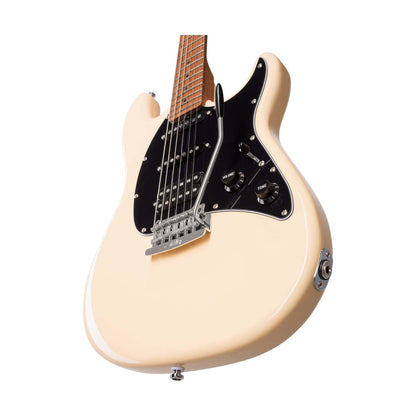 Sterling by Music Man SBMM Cutlass CT50HSS, Vintage Cream Electric Guitar — view 3