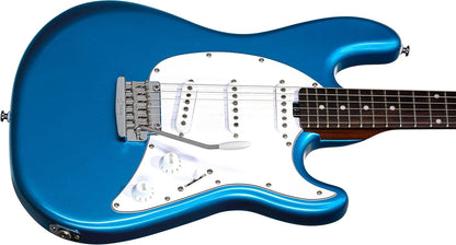 Sterling by Music Man SBMM Cutlass CT50SSS, Toluca Lake Blue Electric Guitar — view 3