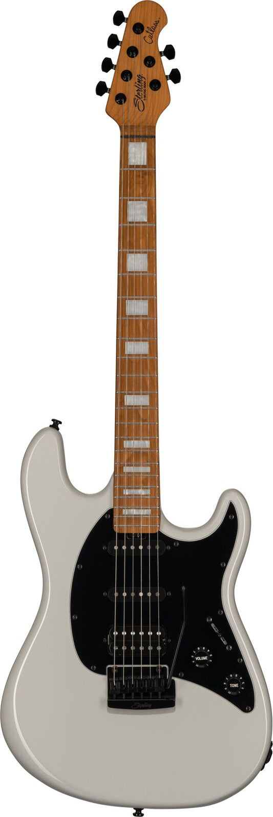 Sterling by Music Man CT50XHSS Cutlass Plus HSS Electric Guitar in Chalk Grey
