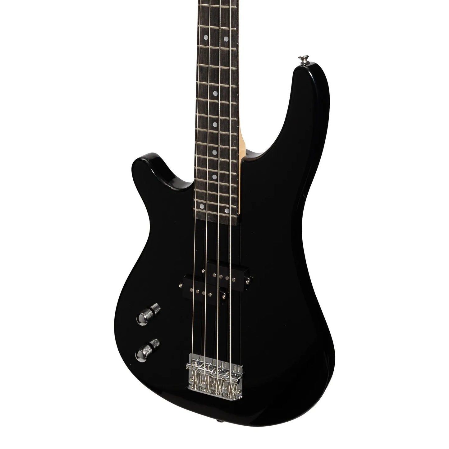 Casino CTB-24L-BLK Left Handed Tune-Style Electric Bass Guitar Set with Gig Bag - Black — view 5