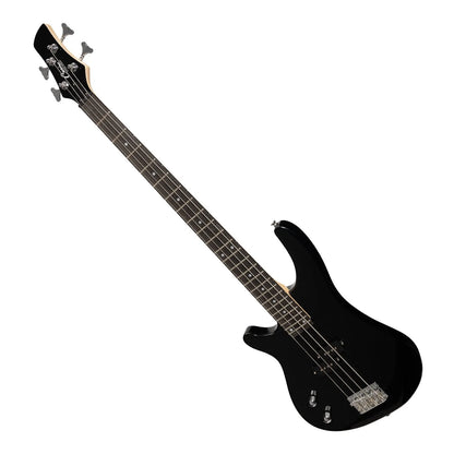 Casino CTB-24L-BLK Left Handed Tune-Style Electric Bass Guitar Set with Gig Bag - Black — view 4