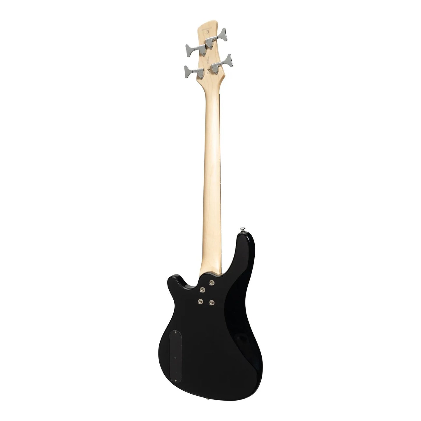 Casino 24 Series Short Scale T-Style Electric Bass Guitar Set Black CTB-24S-BLK — view 3