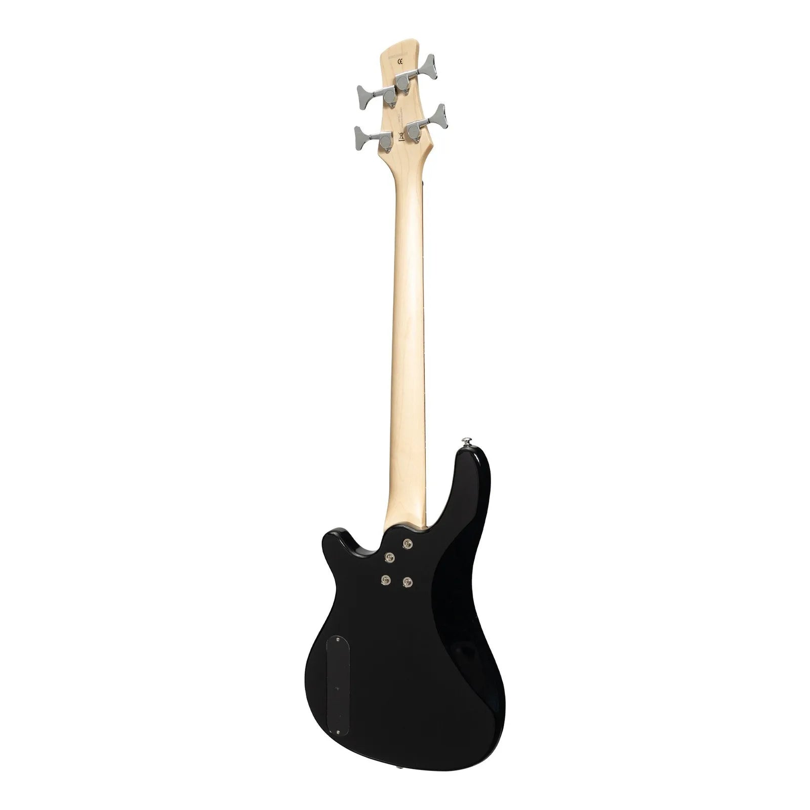 Casino 24 Series Short Scale T-Style Electric Bass Guitar Set Black CTB-24S-BLK — view 3
