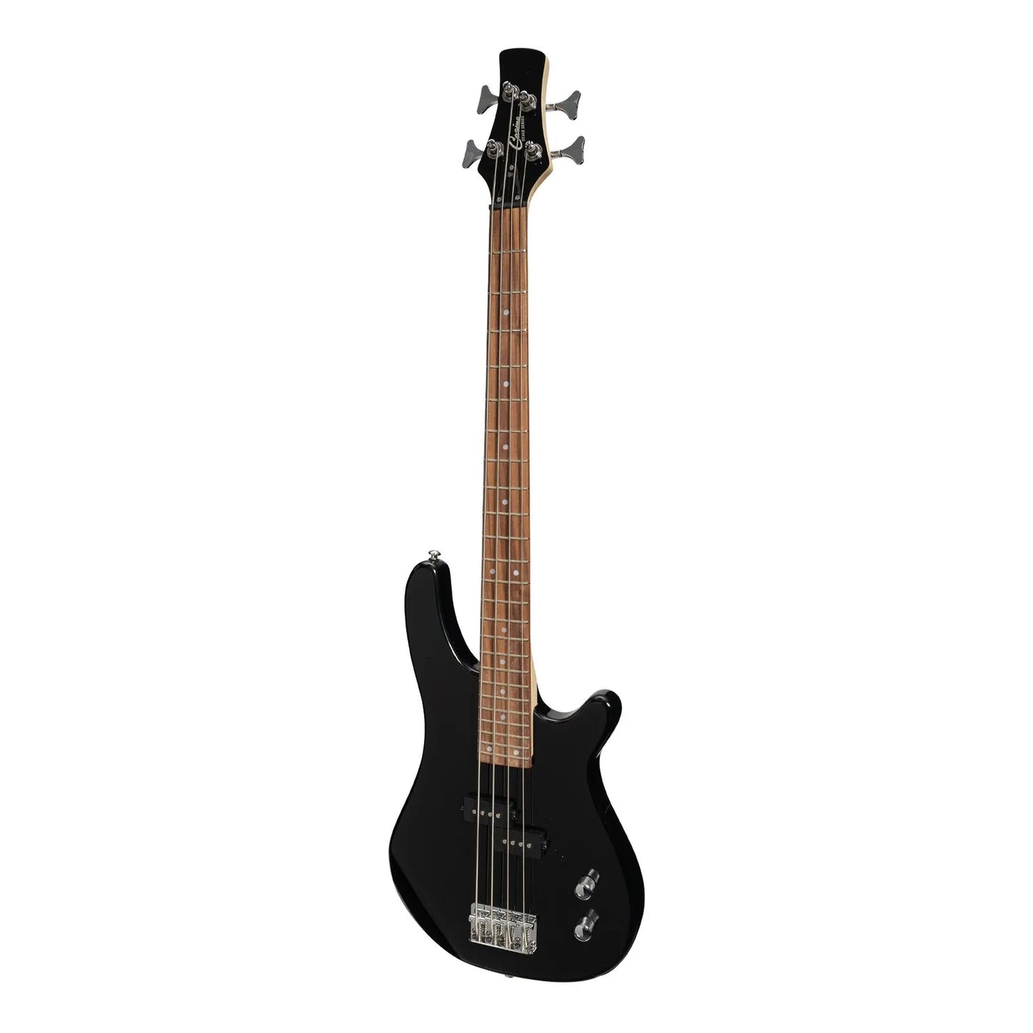 Casino 24 Series Short Scale T-Style Electric Bass Guitar Set Black CTB-24S-BLK — view 2