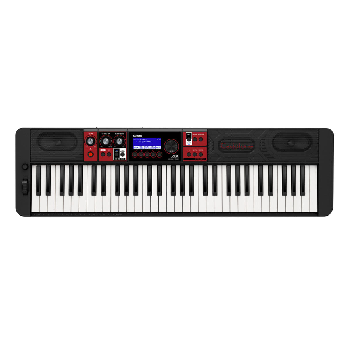 Casio CT-S1000V Keyboard with Vocal Synthesis and Bluetooth, 61 Keys, 800 Tones, 243 Rhythms, Compact and Portable Design