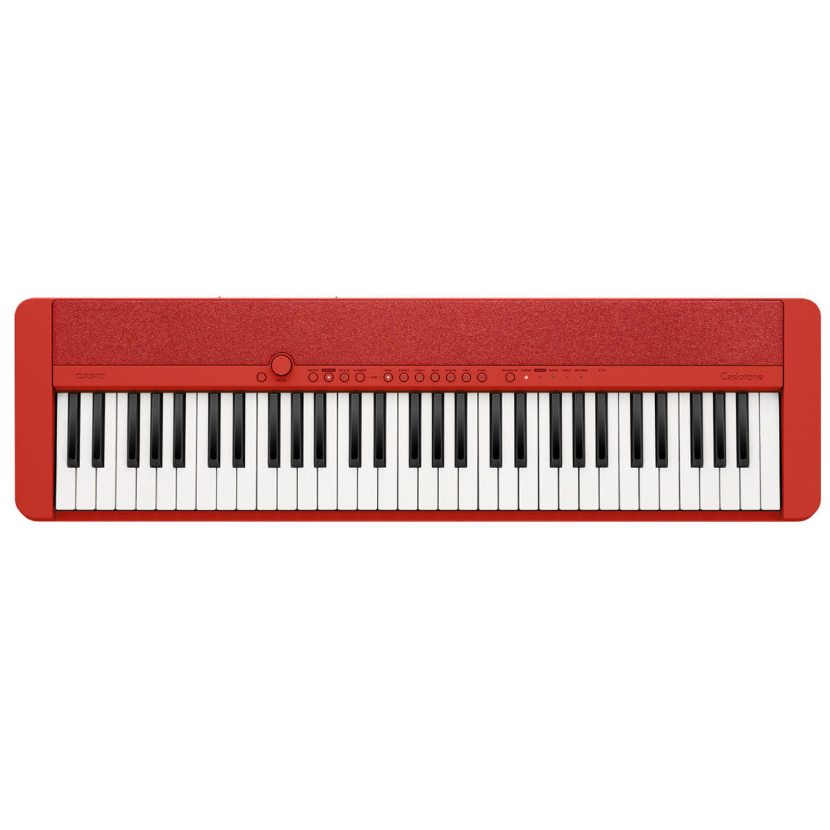 Casiotone CT-S1RD 61-Key Portable Keyboard with Bluetooth, 64 Note Polyphony, Multiple Tones, and Built-in Demo Songs